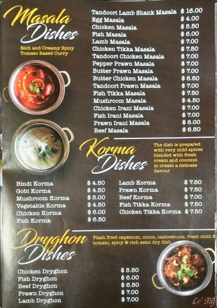 Le’ Taj Indian Restaurant - Photo 3